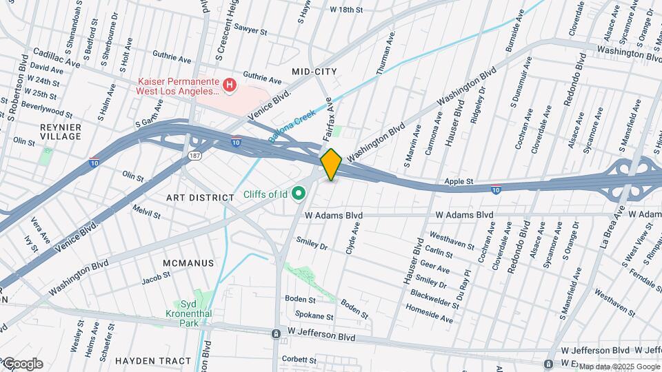 2533 S Spaulding Ave Map and Location Details