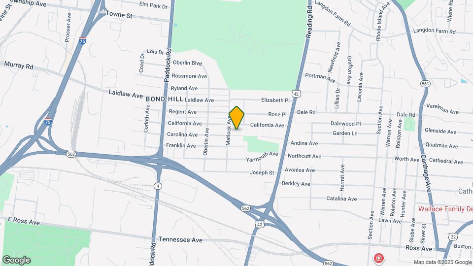 1514 Carolina Ave Map and Location Details