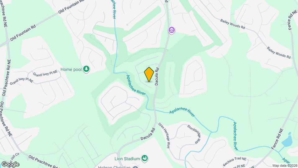 2570 Wood Creek Ct NE Map and Location Details