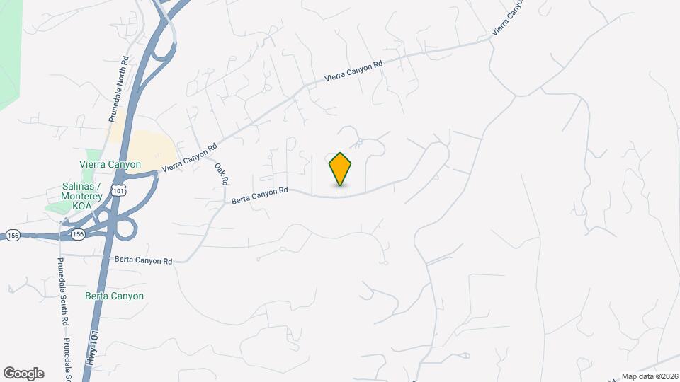 17967 Berta Canyon Rd Map and Location Details