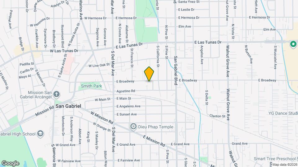 418 E Broadway Map and Location Details