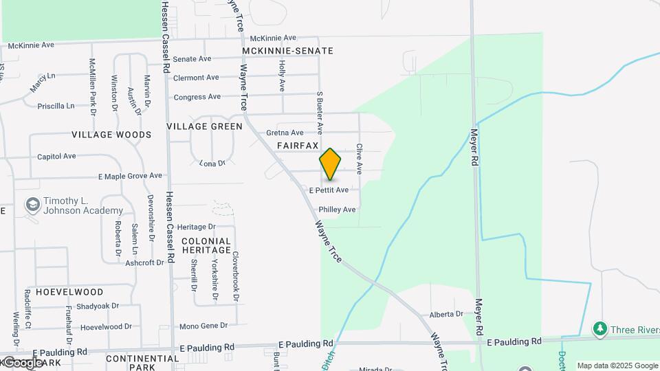 4015 E Pettit Ave Map and Location Details