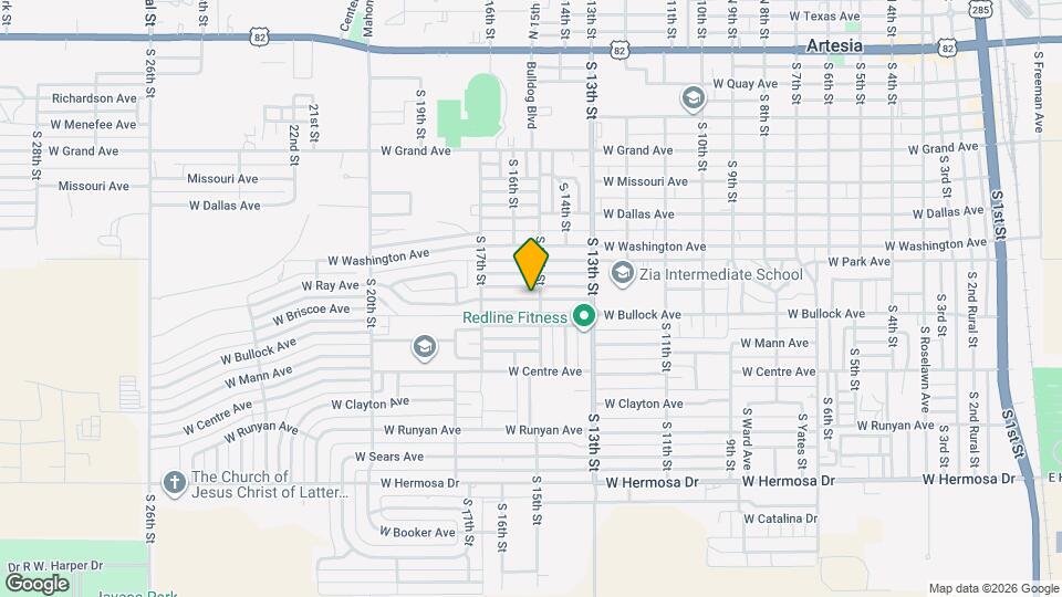 1504 W Briscoe Ave Map and Location Details