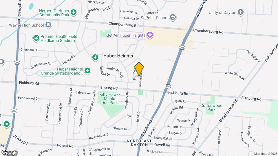 6045 Ansbury Dr Map and Location Details