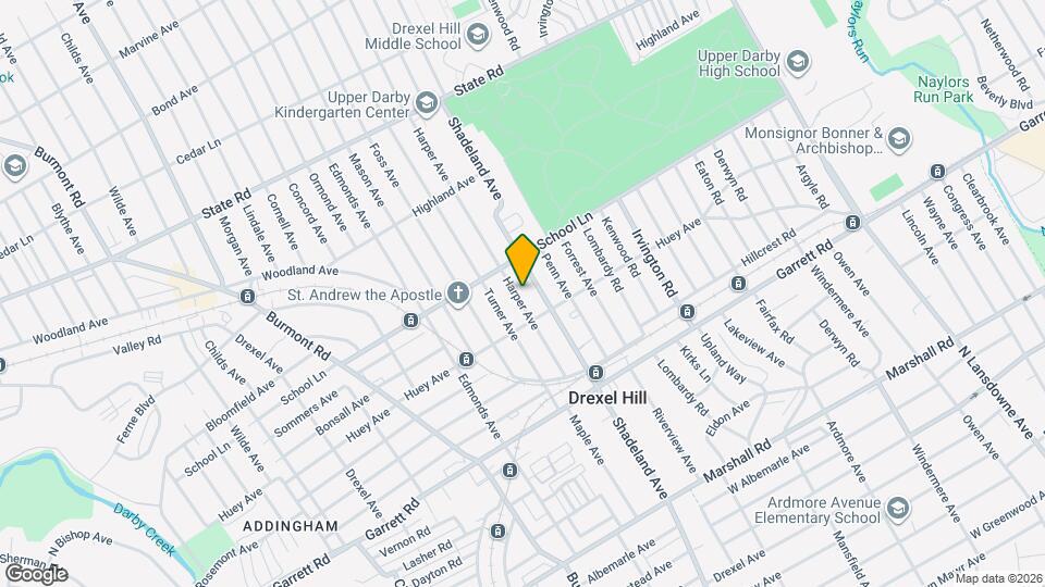 525 Harper Ave, Unit Apt C Map and Location Details