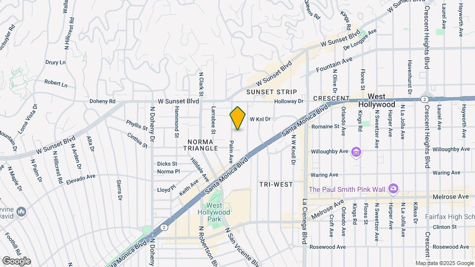 938 Palm Ave Map and Location Details
