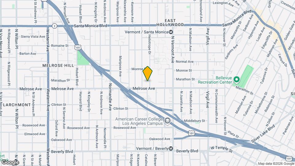 719 Heliotrope Dr, Unit 105 Map and Location Details