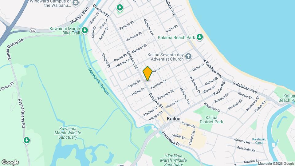 328A Oneawa St Map and Location Details