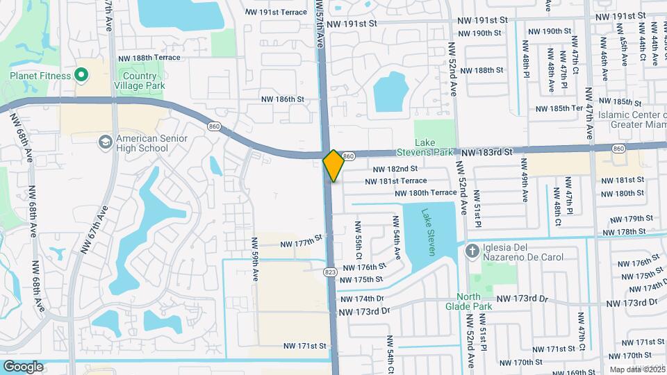 18031 NW 57th Ave-Unit -IN LAW QTR Map and Location Details