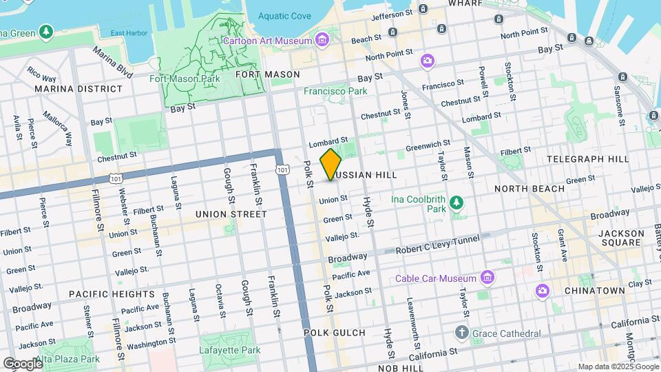 1325 Filbert St Map and Location Details