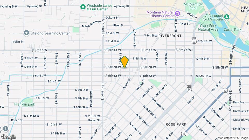 1231A S 5th St W Map and Location Details