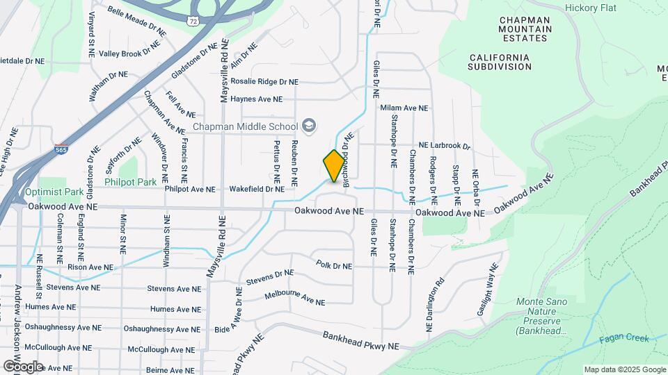 2017 Dellbrook Dr NE Map and Location Details