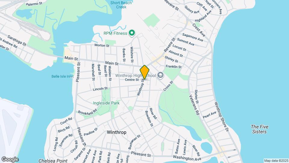 355 Winthrop St Map and Location Details