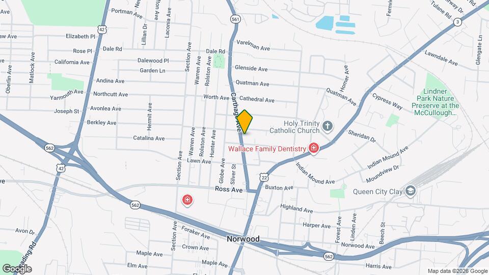 5310 Carthage Ave Map and Location Details