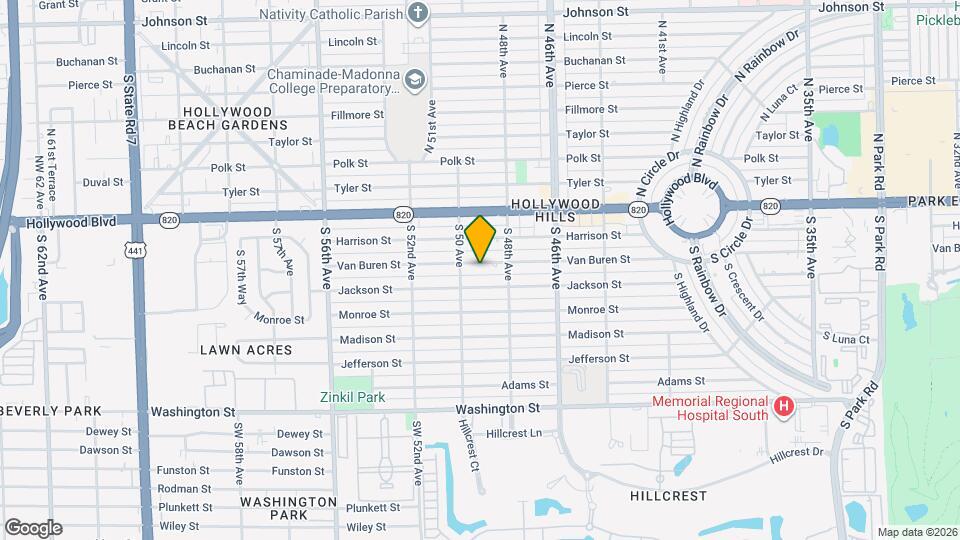 4912 Van Buren St Mapa y Detalles de la Ubicación
