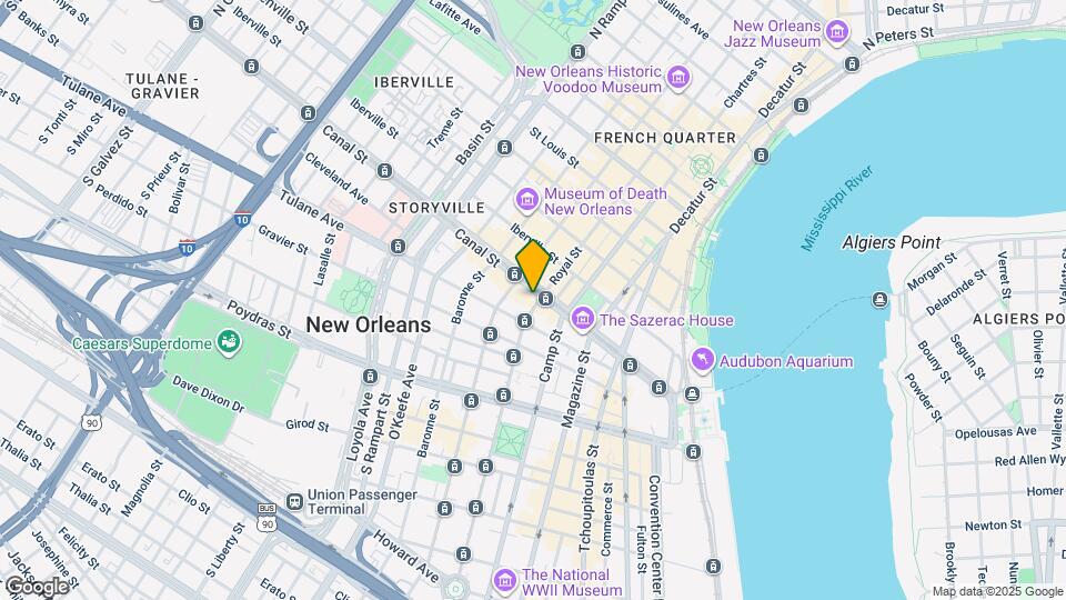 700-704 Canal St Mapa y Detalles de la Ubicación