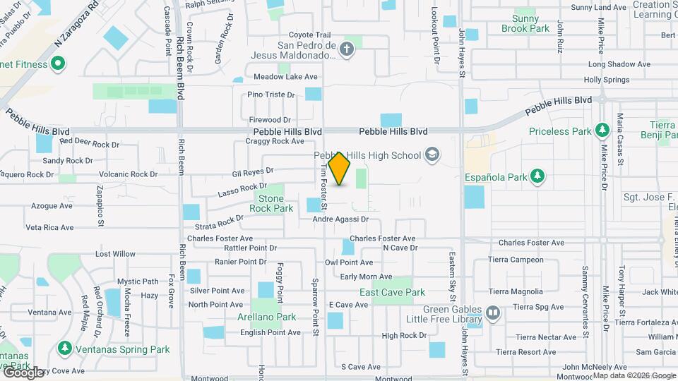 14306 Pancho Gonzalez Ct Map and Location Details