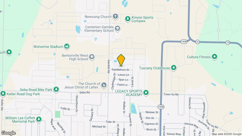 630 Saddlehorn Dr Map and Location Details