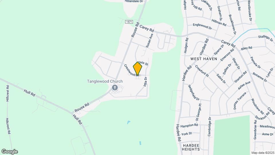 3206 Crestwood Dr, Unit A Map and Location Details