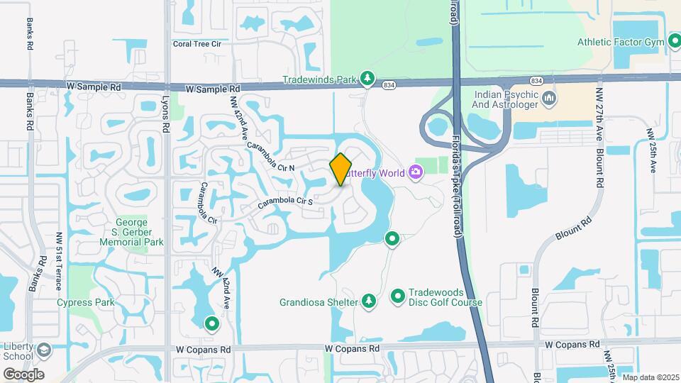 4529 Carambola Cir S Map and Location Details