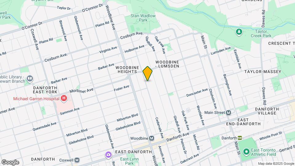 279 Cedarvale Ave Map and Location Details