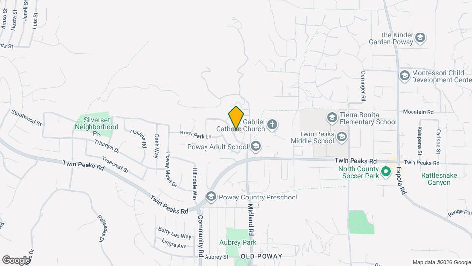 13504 Orange Blossom Ln Map and Location Details