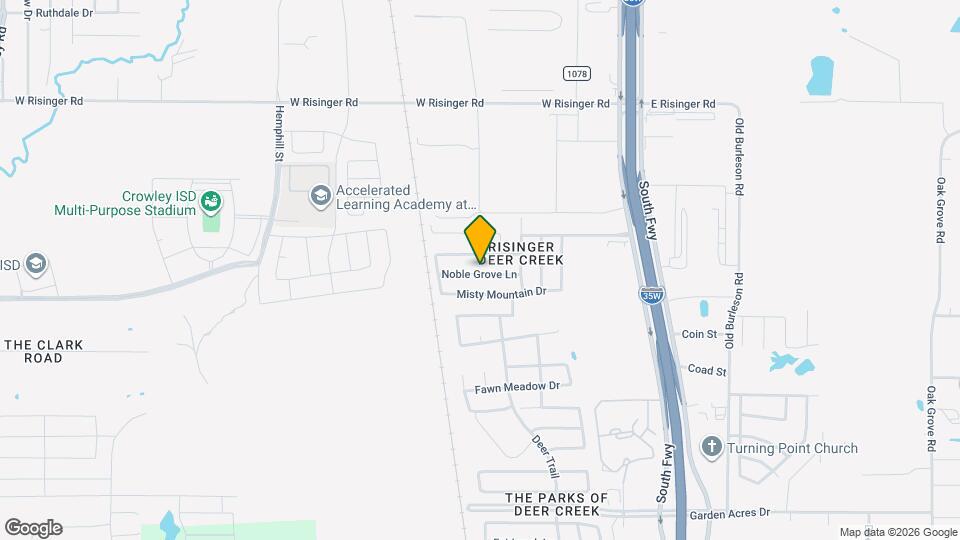 600 Noble Grove Ln Mapa y Detalles de la Ubicación