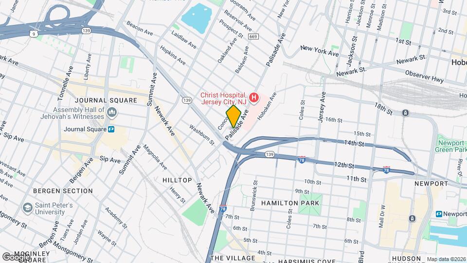 91A Palisade Ave Map and Location Details