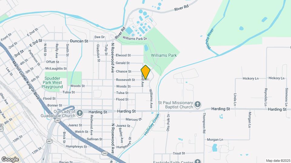 1103 Roosevelt St Map and Location Details