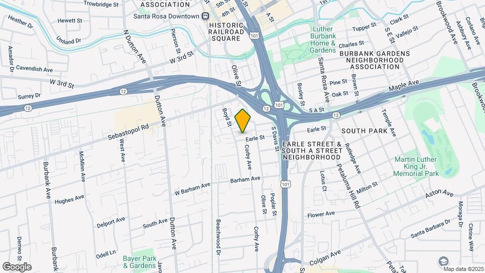 Roseland Apartments Mapa y Detalles de la Ubicación