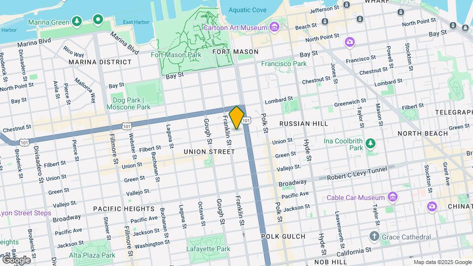 1550 Filbert St Mapa y Detalles de la Ubicación