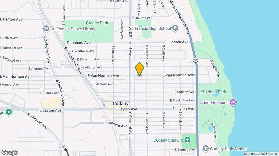 3643 E Van Norman Ave Map and Location Details