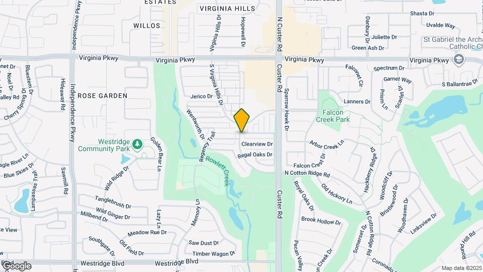 9305 Amber Downs Dr Map and Location Details