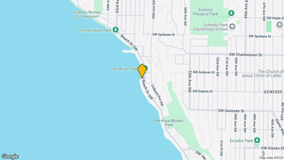 4027 Beach Dr SW-Unit -FL1-ID1043421P Map and Location Details