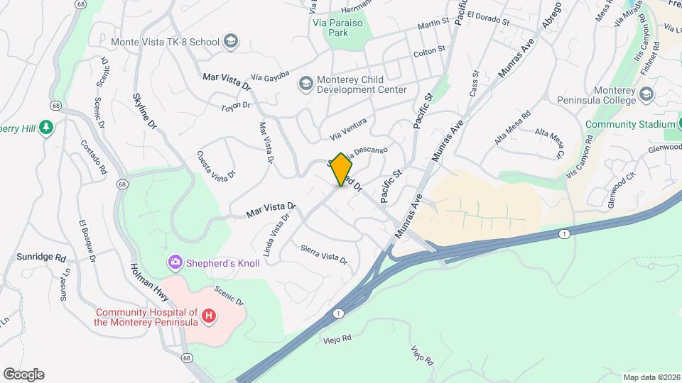 13 Monte Vista Dr, Unit Monte Vista Map and Location Details