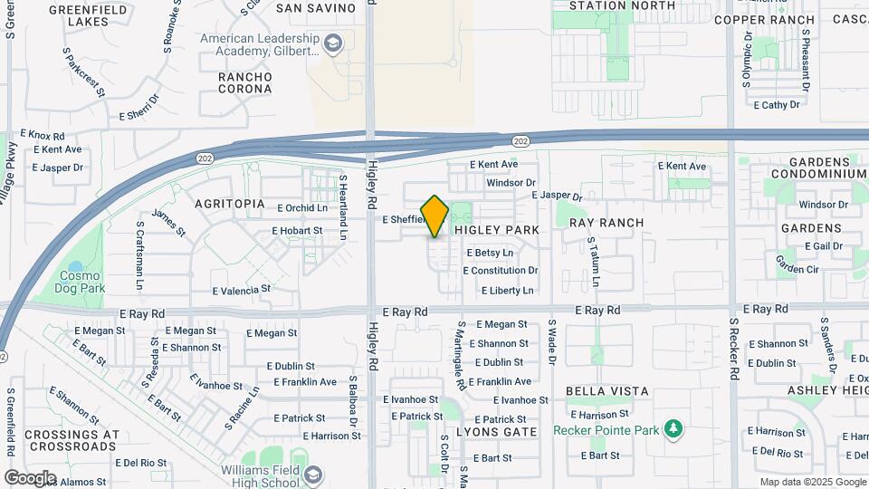 1455 S Sinova Ave Map and Location Details