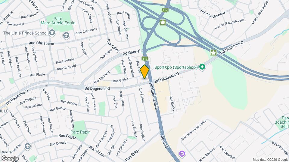 3313-3315 Dagenais Boul O Map and Location Details