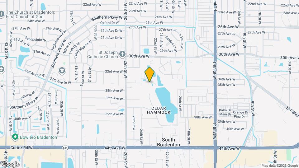 3409 22nd St Ct W Map and Location Details