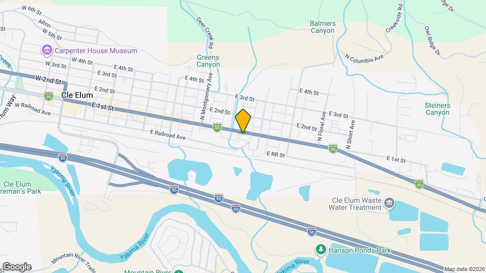 716 E 1st St Map and Location Details