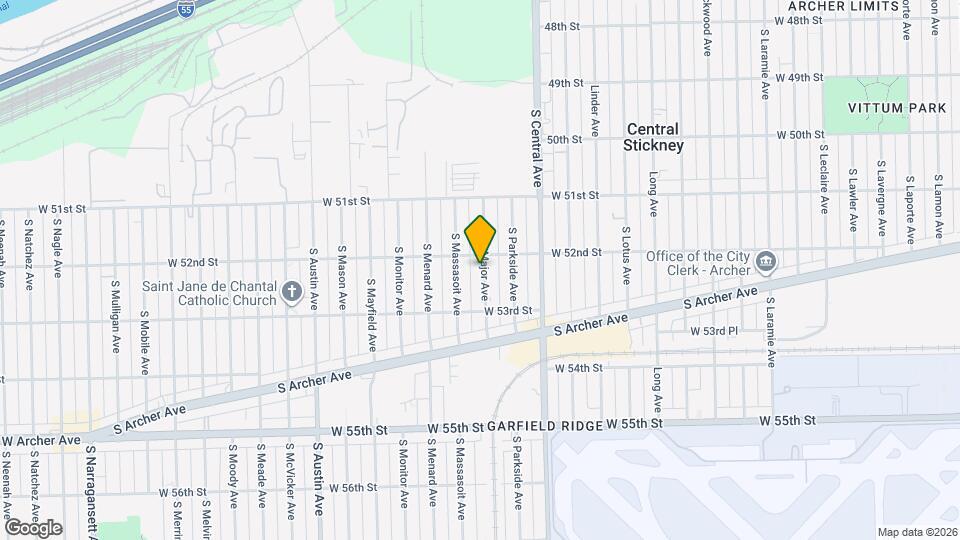 5216 S Major Ave Map and Location Details