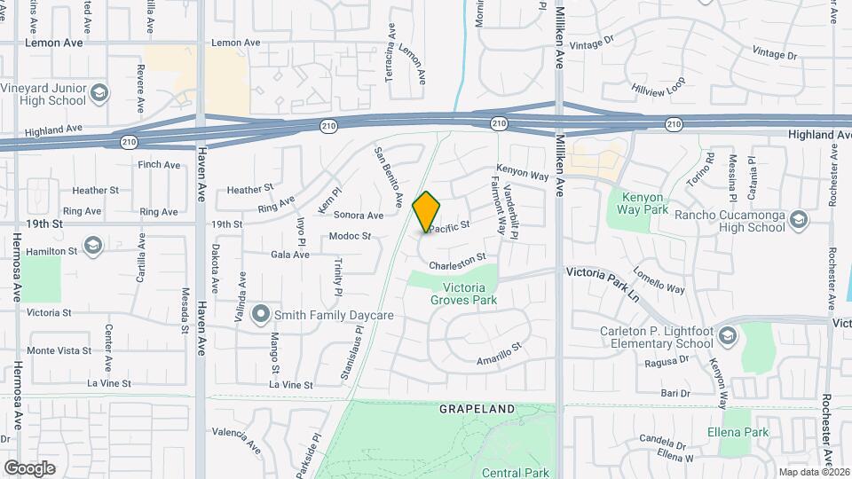 6637 Alberta Pl Map and Location Details