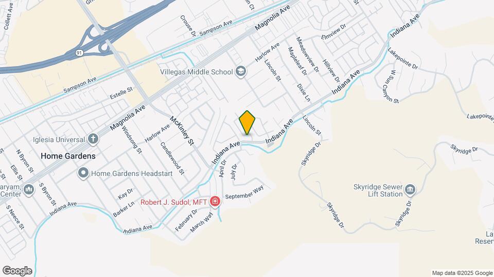 12891 Indiana Ave Map and Location Details