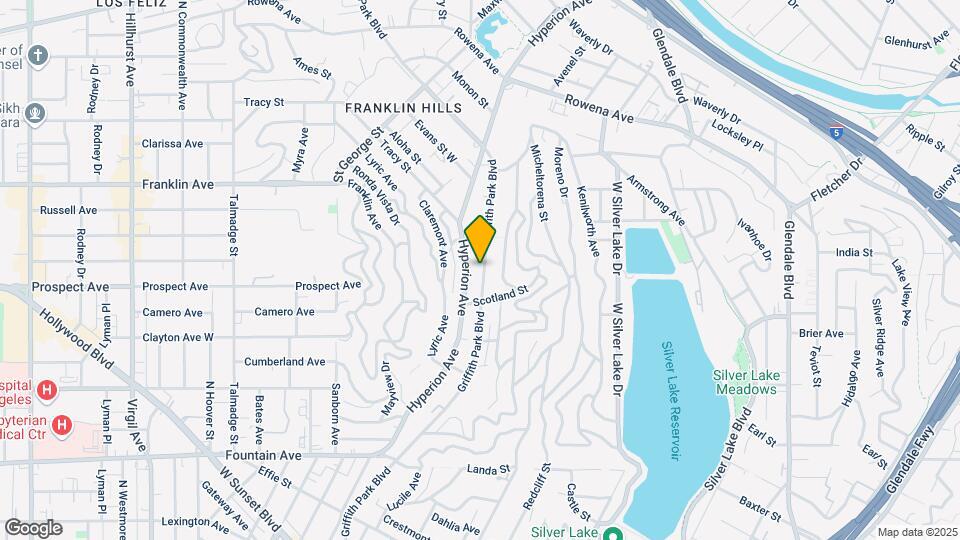 2345 Griffith Park Blvd Map and Location Details