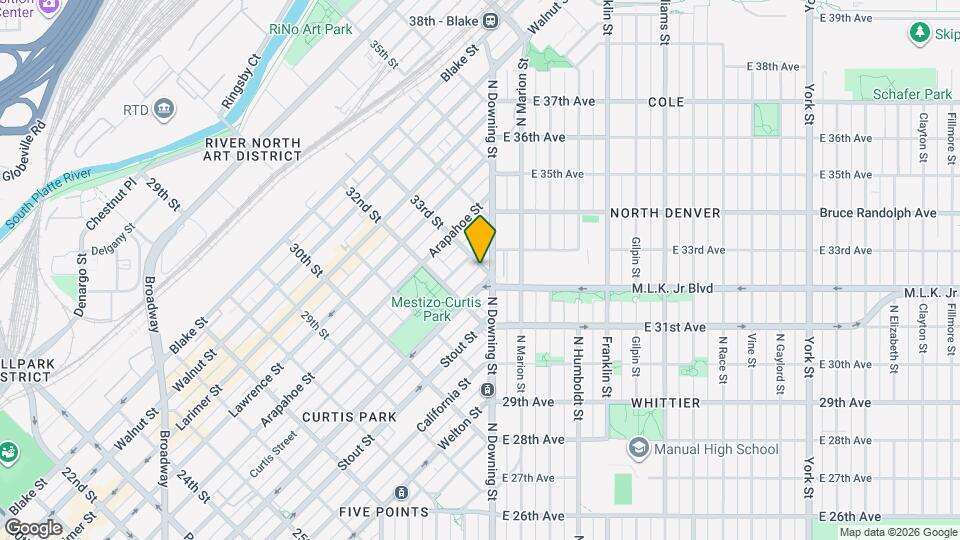 920 33rd St Map and Location Details