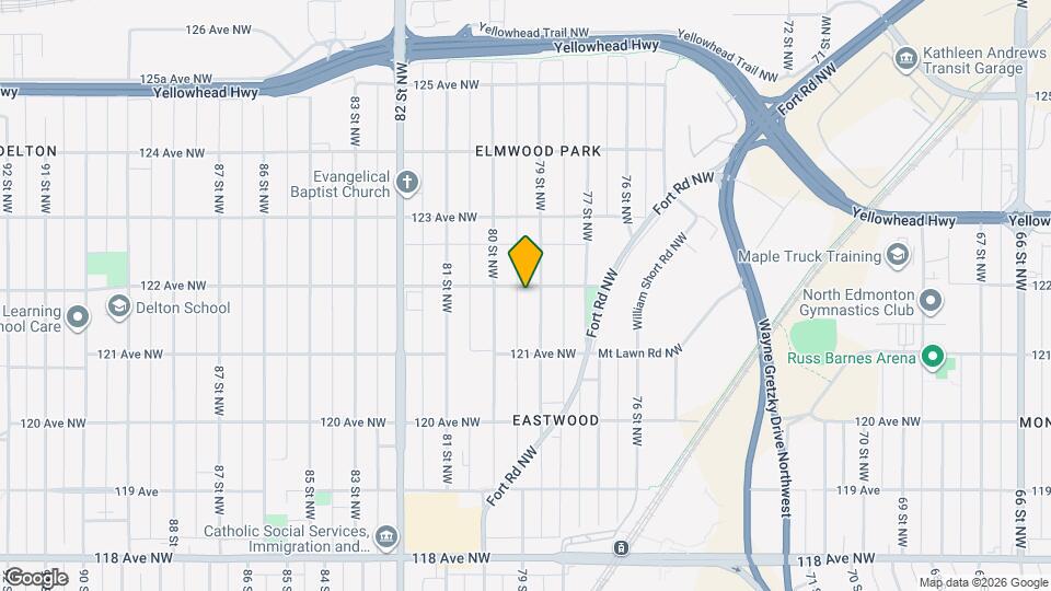 7903 122 Av NW Map and Location Details
