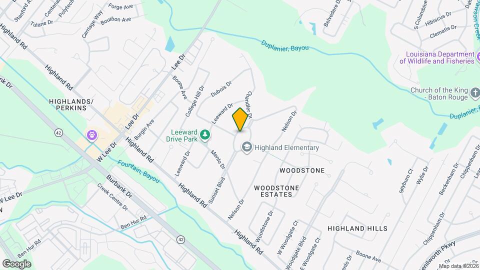 614 Sunset Blvd Map and Location Details