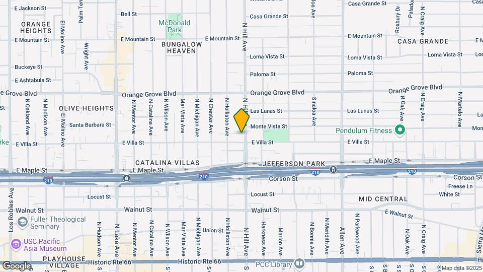 513 Hill Ave Map and Location Details