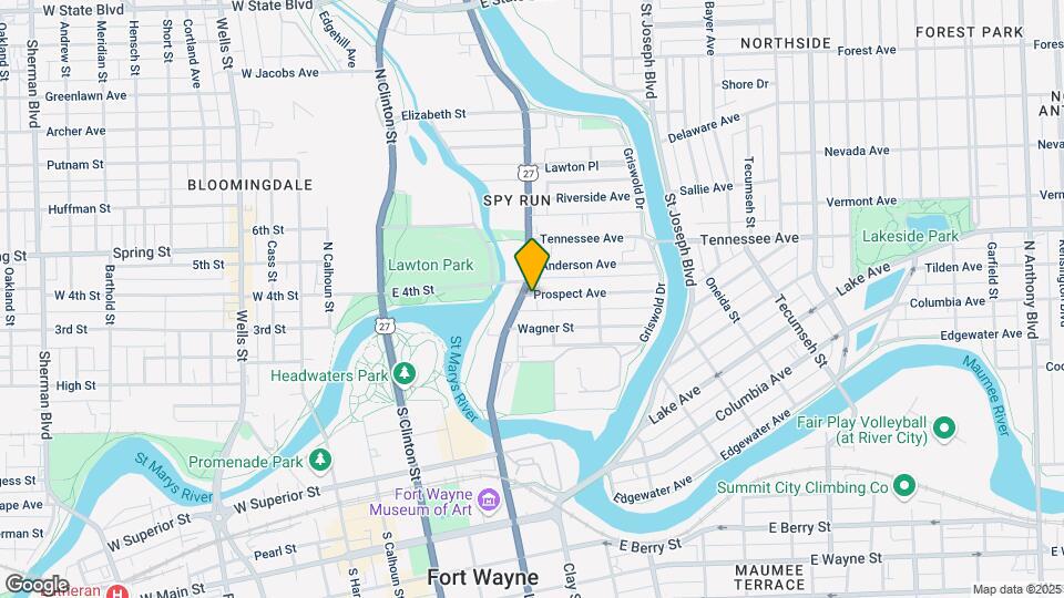 1434 Spy Run Ave Map and Location Details