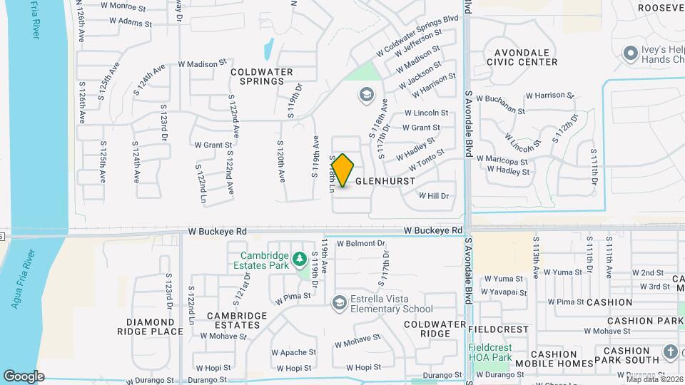 11880 W Kinderman Dr Map and Location Details