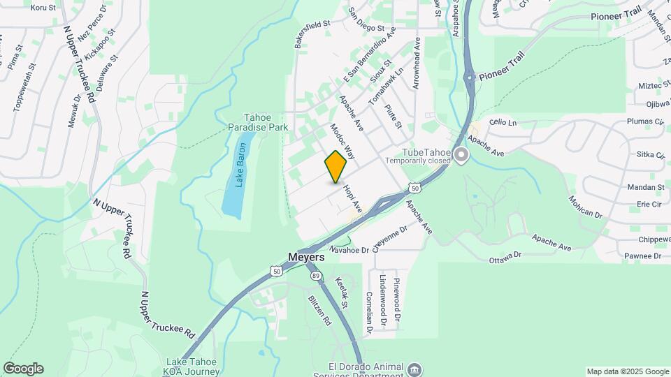 1978 Arrowhead Ave Map and Location Details